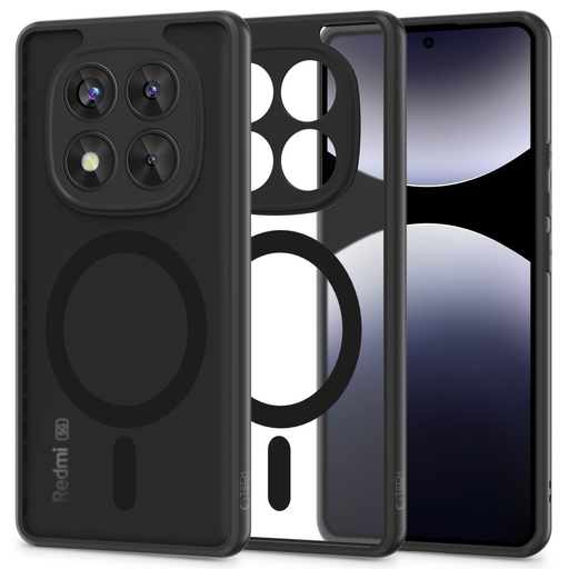 Xiaomi Redmi Note 14 Pro 5G / Poco X7 5G Tech-protect Magmat Magsafe Matt Fekete tok Xiaomi Redmi Note 14 Pro 5G / Poco X7 5G Tech-protect Magmat Magsafe Matt Fekete tok