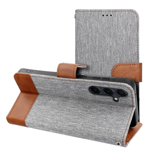 JEANS fliptok Xiaomi Redmi Note 14 5G szürke JEANS fliptok Xiaomi Redmi Note 14 5G szürke