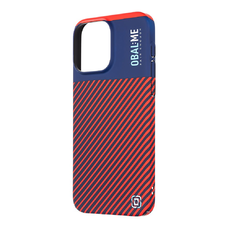 OBAL:ME Flossy Stripes tok Apple iPhone 15 Pro Max-hoz kék/piros
