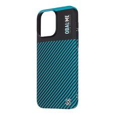OBAL:ME Flossy Stripes Apple iPhone 15 Pro Max fekete/türkiz tok
