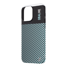 OBAL:ME Flossy Stripes tok Apple iPhone 15 Pro Max Fekete/Égszínkék