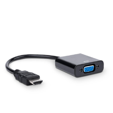 Akyga átalakító adapter kábellel AK-AD-42 HDMI (férfi) / VGA (női) 15cm