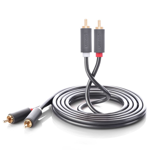 Ugreen stereo 2RCA audio/video cinch kábel 2m szürke (10518)
