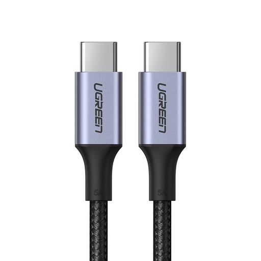 Ugreen USB Type-C/ USB Type-C kábel QC 3.0 FCP 480 Mbps gyorstöltéssel 3A 1m szürke (70427 US316)