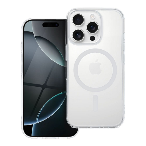 Színes Gyűrűs Drop Glue Mag Tok kompatibilis MagSafe-fel az IPHONE 12 / 12 PRO-hoz fehér