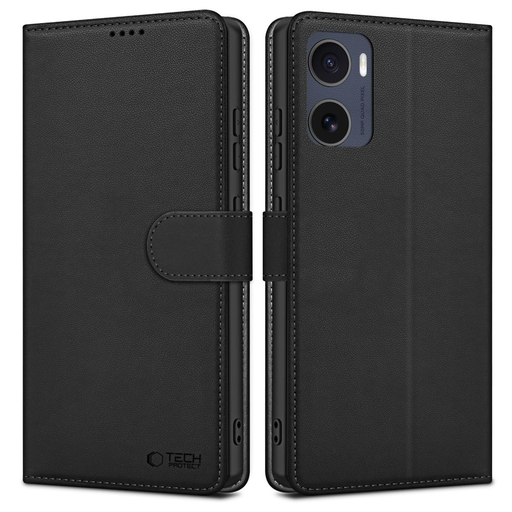 Tech-protect Wallet Motorola Moto G05 / E15 Matt Fekete tok Tech-protect Wallet Motorola Moto G05 / E15 Matt Fekete tok