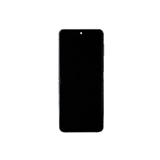 LCD kijelző + Érintőegység + Előlapi keret Samsung F731 Galaxy Z Flip 5 5G Krém (Szerviz csomag)
