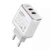 LDNIO A2528M 2USB-C hálózati töltő Apple készülékekhez + USB-C - Lightning kábel - 3. kép