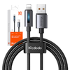 Mcdodo CA-5660 USB-A - Lightning kábel villogó fénnyel 1,2m (fekete) - 3. kép