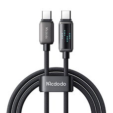 Mcdodo CA-4250 USB-C to USB-C kábel, 100W, LED kijelző, 1.2m