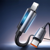 Mcdodo CA-5710 USB-C to Lightning kábel villogó fénnyel 36W 1.2m (fekete), - 4. kép