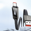 Mcdodo CA-4980 USB-C kábel kijelzővel 1,2m (fekete) - 4. kép