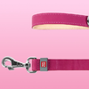 Természetes bőr kutyapóráz WAUDOG W. 20mm, hossza 122cm rózsaszín - 2. kép