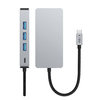 Tech-protect Hb05 Hub Adapter 9 az 1-ben Type-c + Usb2.0 + Usb3.0 + Hdmi 4k 60hz + Sd/tf + Pd100w + Rj45 1000m Szürke - 4. kép