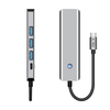 Tech-protect Hb01 Hub Adapter 5 az 1-ben Type-C + Usb3.0 + Hdmi 4k 60Hz + Pd100w Szürke - 4. kép