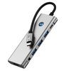 Tech-protect Hb04 Hub Adapter 9 az 1-ben Type-c + Usb2.0 + Usb3.0 + Hdmi 4k 60hz + Sd/tf + Pd100w + Av3.5 Űrszürke - 3. kép
