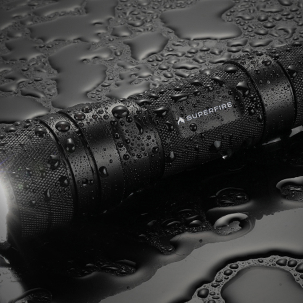 Superfire F3-L2 ZOOM zseblámpa, 570lm - 7