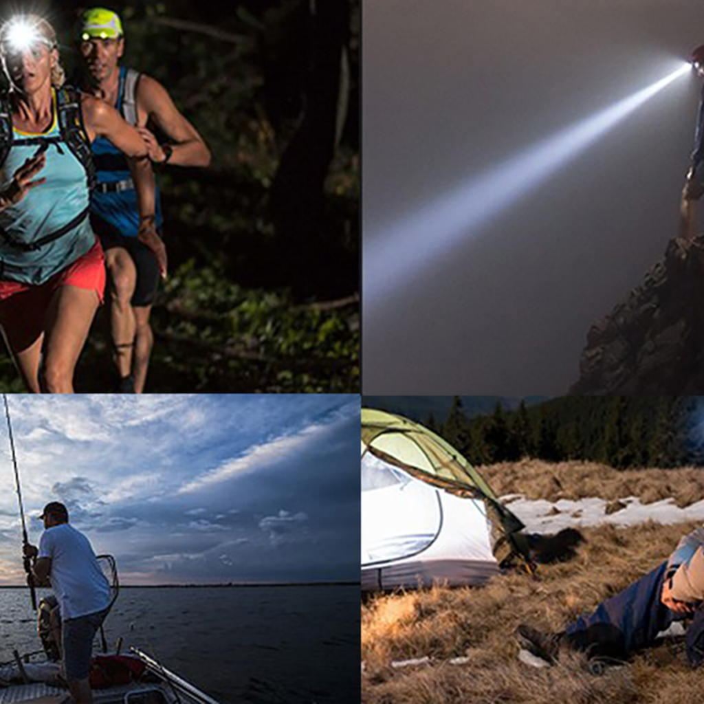 Superfire HL52 fejlámpa, 200lm, USB - 9