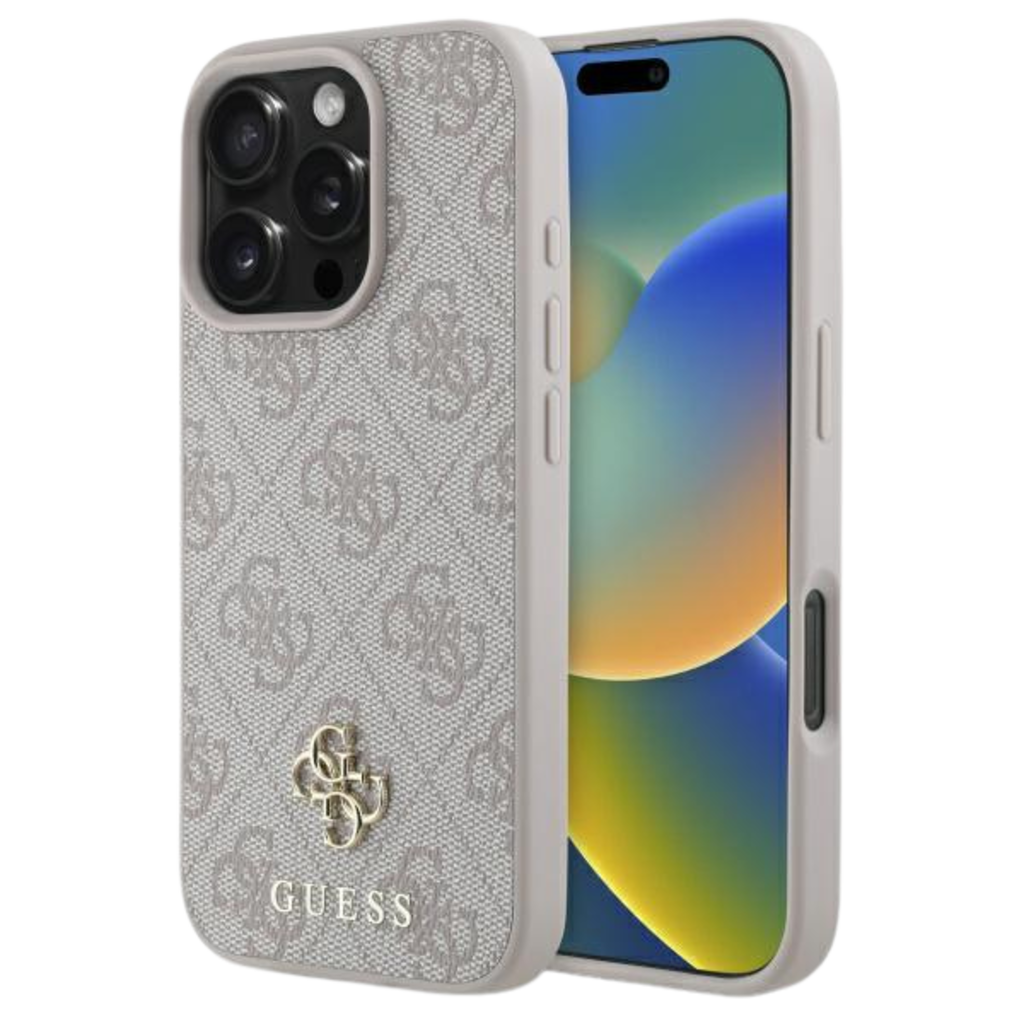  iPhone 16 Pro Max Rózsaszín Guess 4G Small Classic MagSafe fliptok - 10