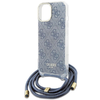 Guess Crossbody Cord 4G Print iPhone 15 tok - Kék - 3. kép