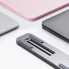 Hordozható alumínium MacBook állvány S (kijelzőméret: 11'' - 13,8''') ezüst - 1. kép