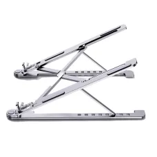 Prenosný hliníkový stojan na MacBook S (veľkosť displeja: 11'' - 13,8'') strieborný Prenosný hliníkový stojan na MacBook S (veľkosť displeja: 11'' - 13,8'') strieborný