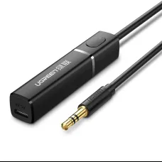 Ugreen Bluetooth 4.2 vezeték nélküli audio átalakító adapter 3.5 mm mini jack fekete (40761 CM107)