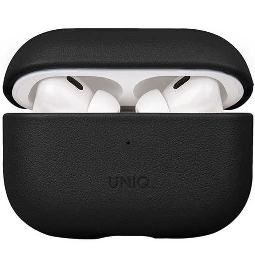 Uniq Terra Valódi Bőrtok AirPods Pro 2 - fekete Uniq Terra Valódi Bőrtok AirPods Pro 2 - fekete