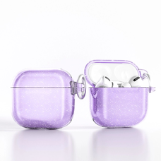 Csillogó tok AirPods 4-hez - Lila