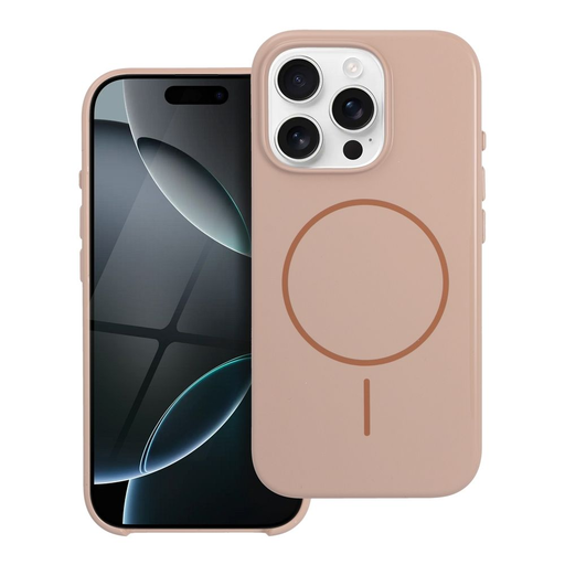 Fényes Mag Tok kompatibilis MagSafe funkcióval IPHONE 15 PLUS-hoz sivatagi arany Fényes Mag Tok kompatibilis MagSafe funkcióval IPHONE 15 PLUS-hoz sivatagi arany