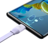 Baseus Bright Mirror 2 visszahúzható 3 az 1-ben kábel USB Type A - micro USB + Lightning + USB Type C 66W 1.1m lila (CAMJ010105) - 1. kép