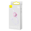 Baseus Bright Mirror 2 visszahúzható 3 az 1-ben kábel USB Type A - micro USB + Lightning + USB Type C 66W 1.1m lila (CAMJ010105) - 3. kép