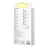 Baseus Bright Mirror 2 visszahúzható 3 az 1-ben kábel USB Type A - micro USB + Lightning + USB Type C 66W 1.1m lila (CAMJ010105) - 4. kép