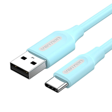 USB 2.0 A - USB-C kábel Vention COKSF 1m 3A Világoskék