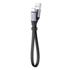 Baseus Simple lapos Type-C USB kábel SuperCharge 5A 40W Gyors Töltés 3.0 QC 3.0 23cm szürke (CATMBJ-BG1) - 1. kép