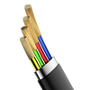 Baseus Simple lapos Type-C USB kábel SuperCharge 5A 40W Gyors Töltés 3.0 QC 3.0 23cm szürke (CATMBJ-BG1) - 3. kép