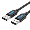 USB 2.0 kábel Vention COJBH 2A 2m Fekete PVC - 0. kép