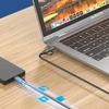 Kábel 2 az 1-ben USB 2.0 USB-C/Micro USB Vention CQDBF 1m (fekete) - 2. kép