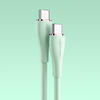 Vention TAWGG USB-C 2.0 - USB-C kábel 1,5m PD 100W Világos Zöld Szilikon - 1. kép