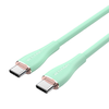 Vention TAWGG USB-C 2.0 - USB-C kábel 1,5m PD 100W Világos Zöld Szilikon - 3. kép