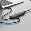 USB 3.0 4-Port Hub és Tápegység Adapter Vention CHLBF 1m, Fekete - 2. kép