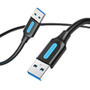 USB 3.0 kábel Vention CONBG 2A 1.5m Fekete PVC - 0. kép