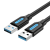 USB 3.0 kábel Vention CONBG 2A 1.5m Fekete PVC - 1. kép