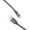 USB 2.0 A - Micro USB kábel Vention COLBC 3A 0,25m fekete - 2. kép