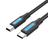 USB-C 2.0 - Mini-B kábel Vention COWBF 2A 1m fekete - 3. kép