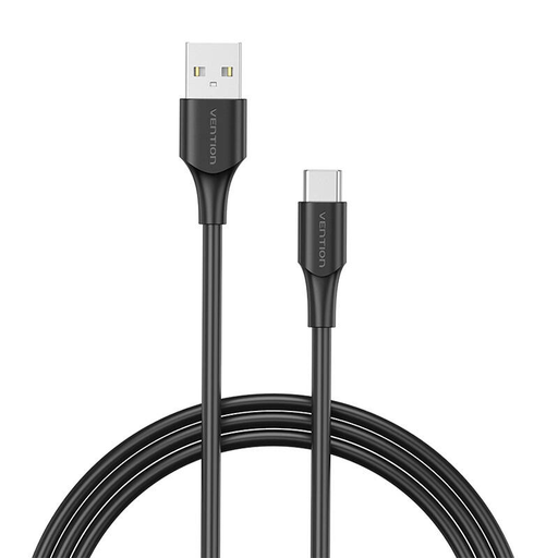 USB 2.0 - USB-C kábel Vention CTHBC 3A, 0,25m fekete