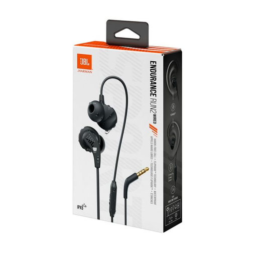 JBL Endurance Run 2 Vezetékes Fülhallgató Fekete EU
