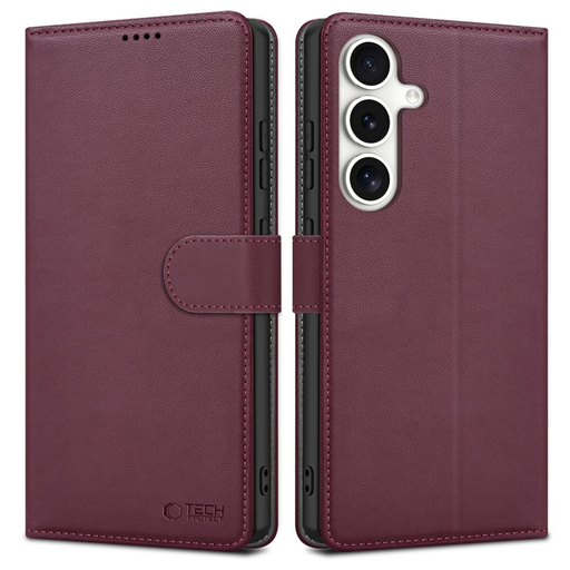 Tech-protect Wallet Galaxy S25 Mulberry tok Tech-protect Wallet Galaxy S25 Mulberry tok