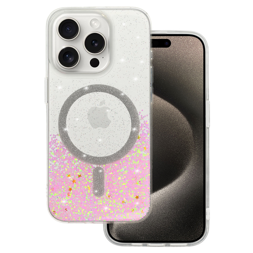 Tel Protect Moonlite Magsafe tok Samsung Galaxy S24 Ultra pink clear Tel Protect Moonlite Magsafe tok Samsung Galaxy S24 Ultra pink clear