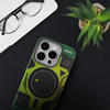 FORCELL F-PROTECT Levels Dual Layer 4D technológiával rendelkező tok, Militia Drop-Test kompatibilis MagSafe-al Samsung Galaxy S25 Ultra-hoz, kiberzöld - 0. kép